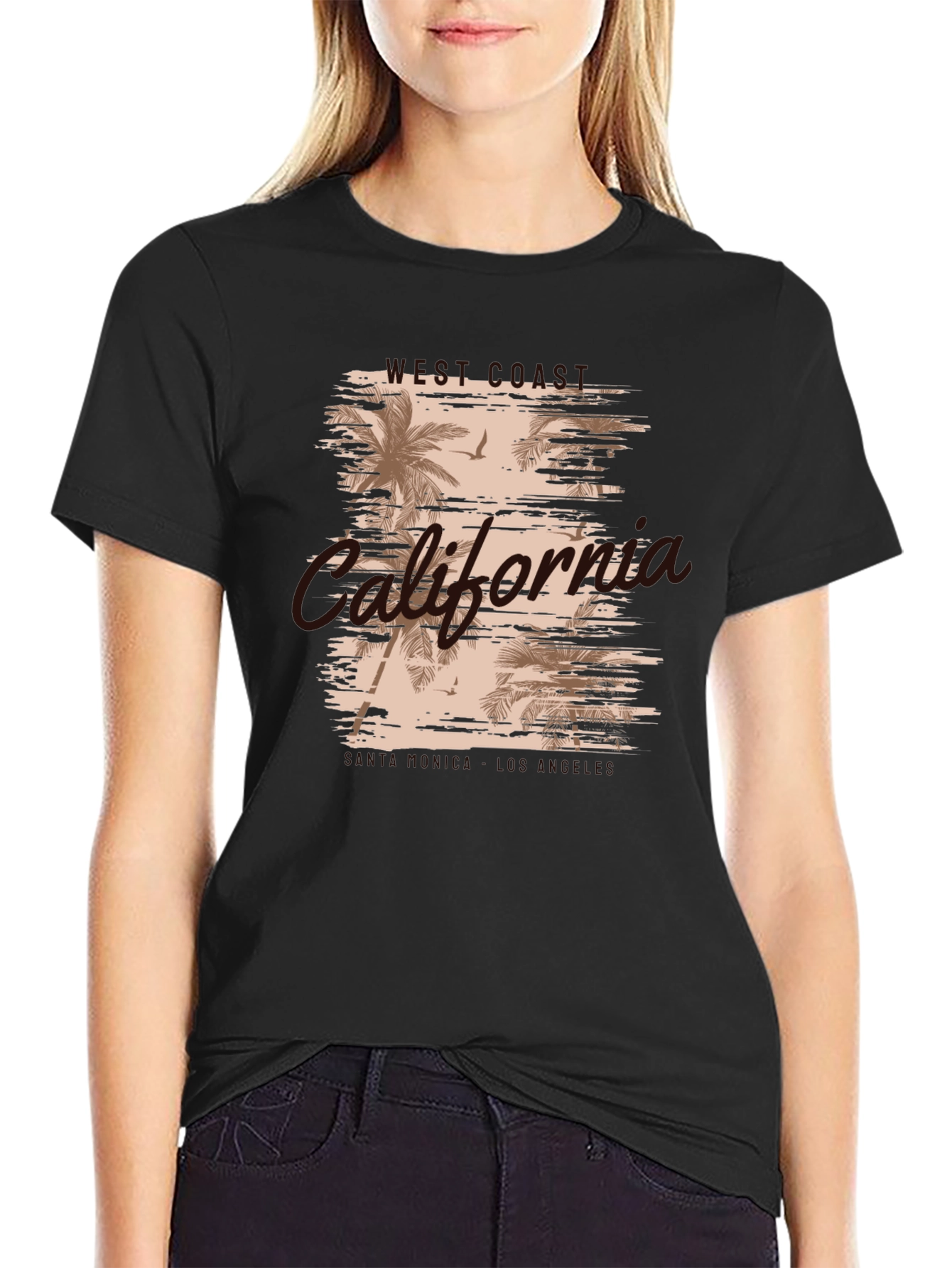 West Coast California Palm Tee