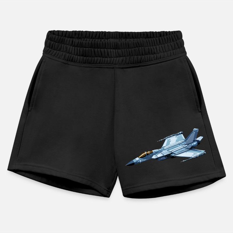 A pixel art of a air fighter