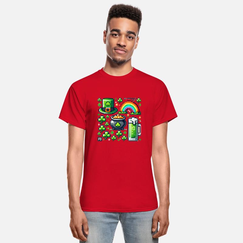 A St Patrick s Day pixel art style