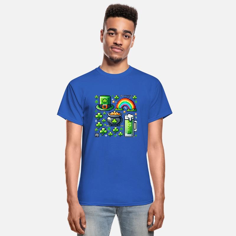 A St Patrick s Day pixel art style