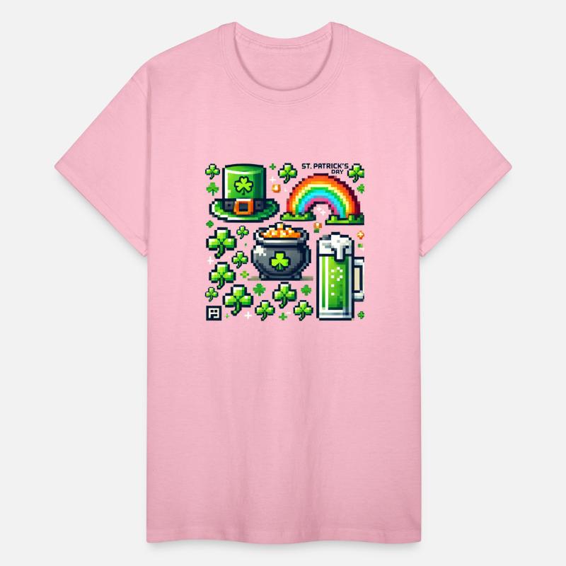 A St Patrick s Day pixel art style