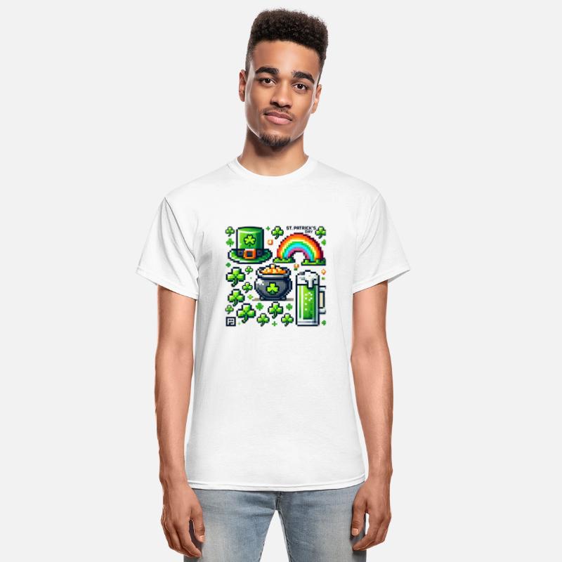 A St Patrick s Day pixel art style