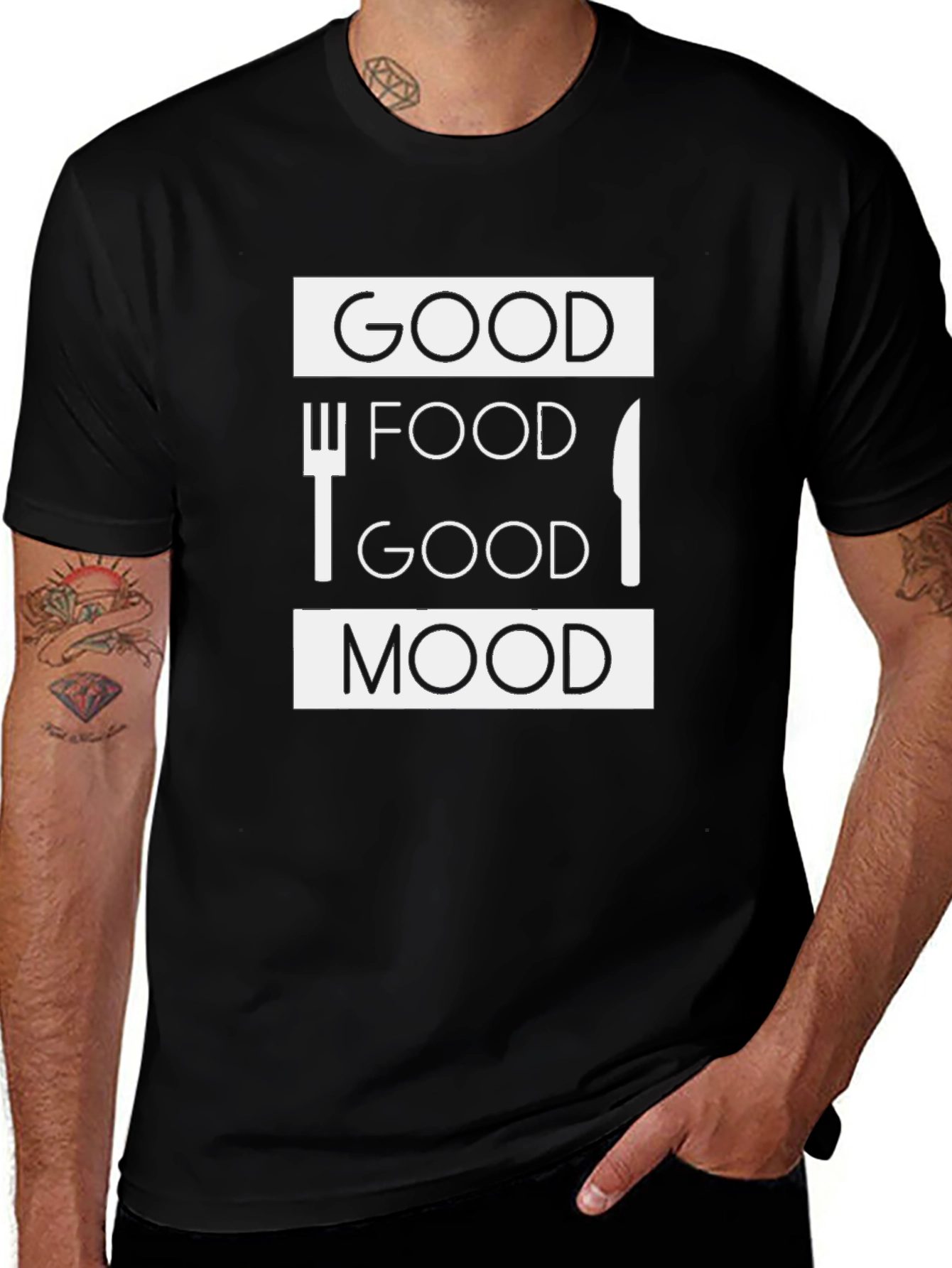 Good Food Good Mood Graphic Tee