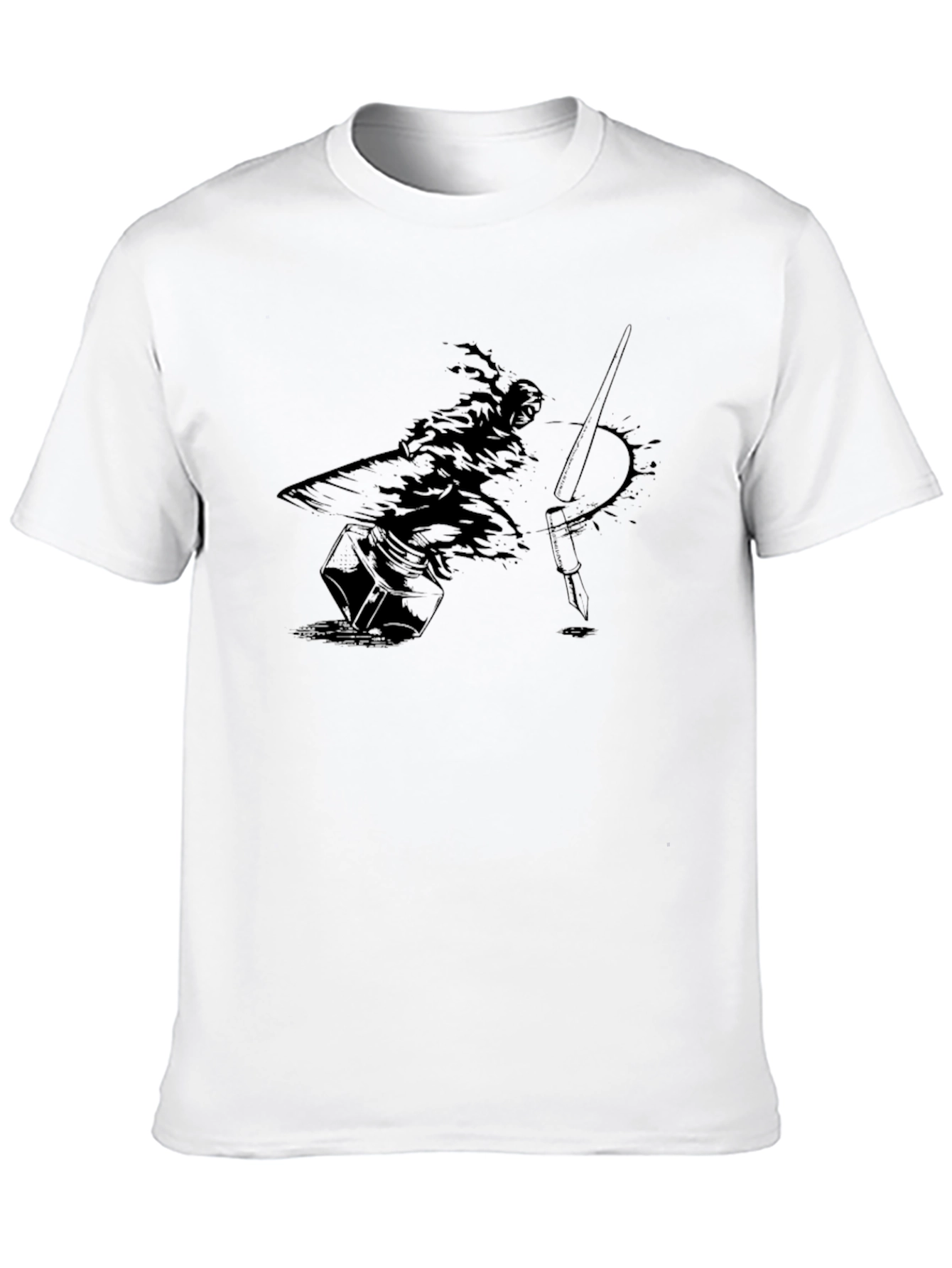 Ink Samurai Graphic Tee - Black