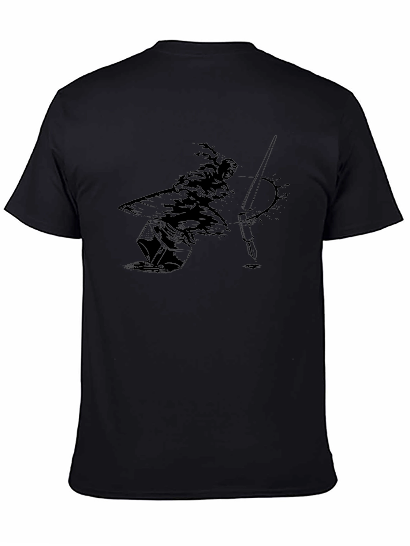 Ink Samurai Graphic Tee - Black