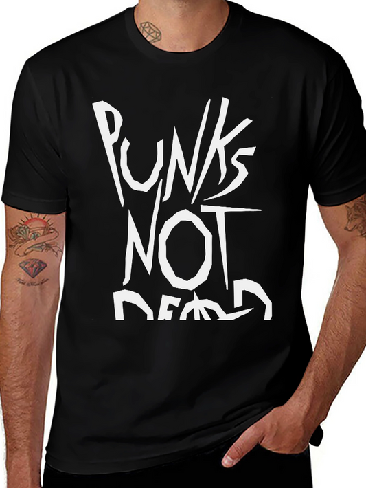Punks Not Dead Black T-Shirt