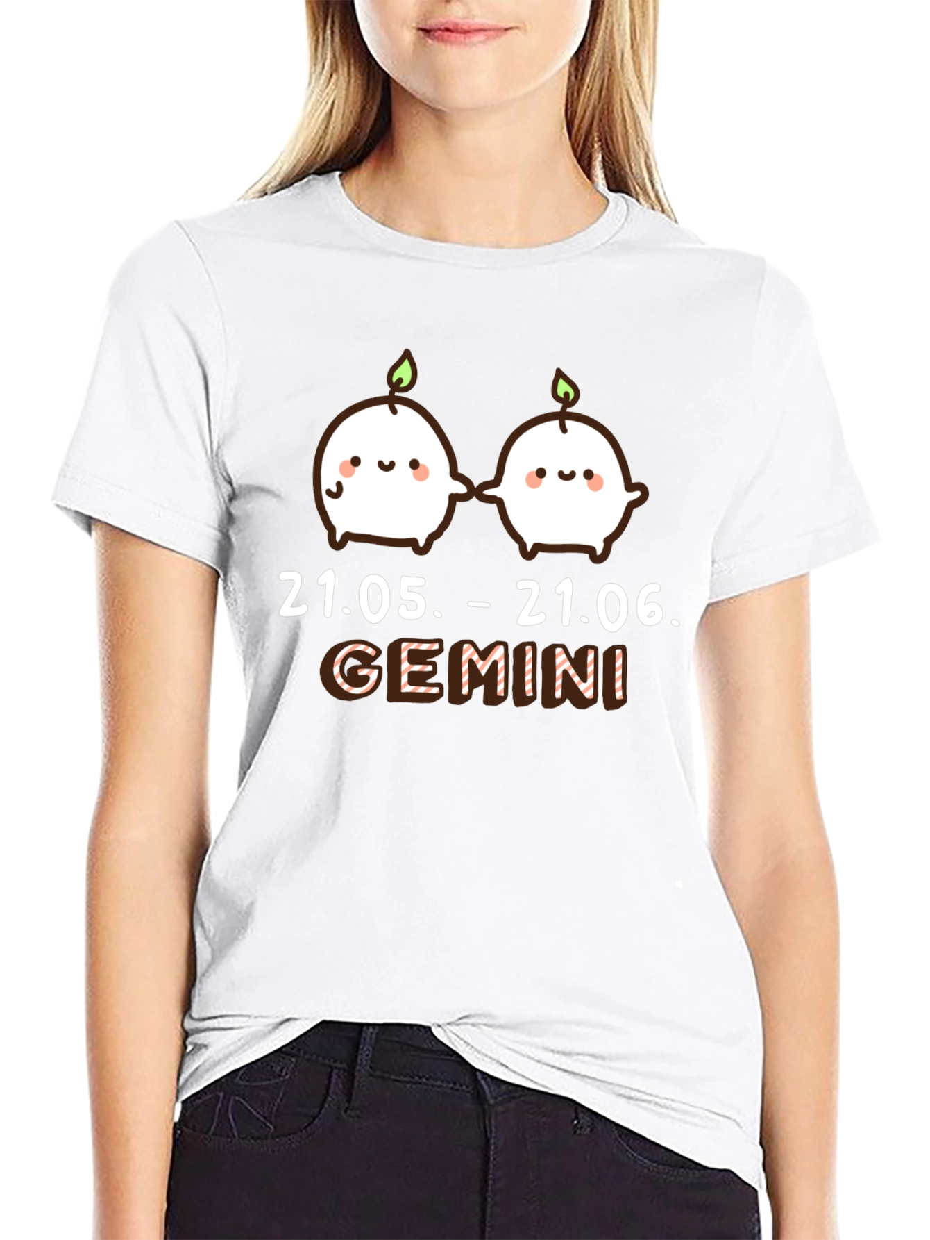 Gemini Zodiac T-Shirt: Cute Astrological Sign