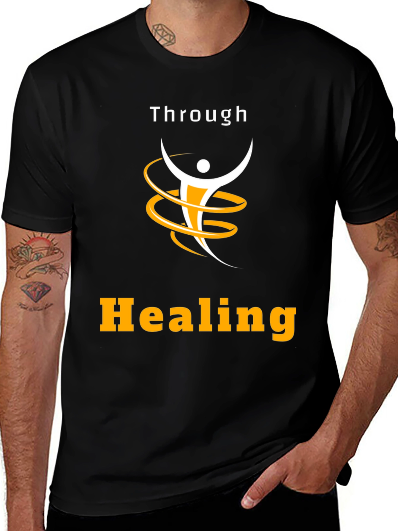 Through Healing Graphic Tee - Black
