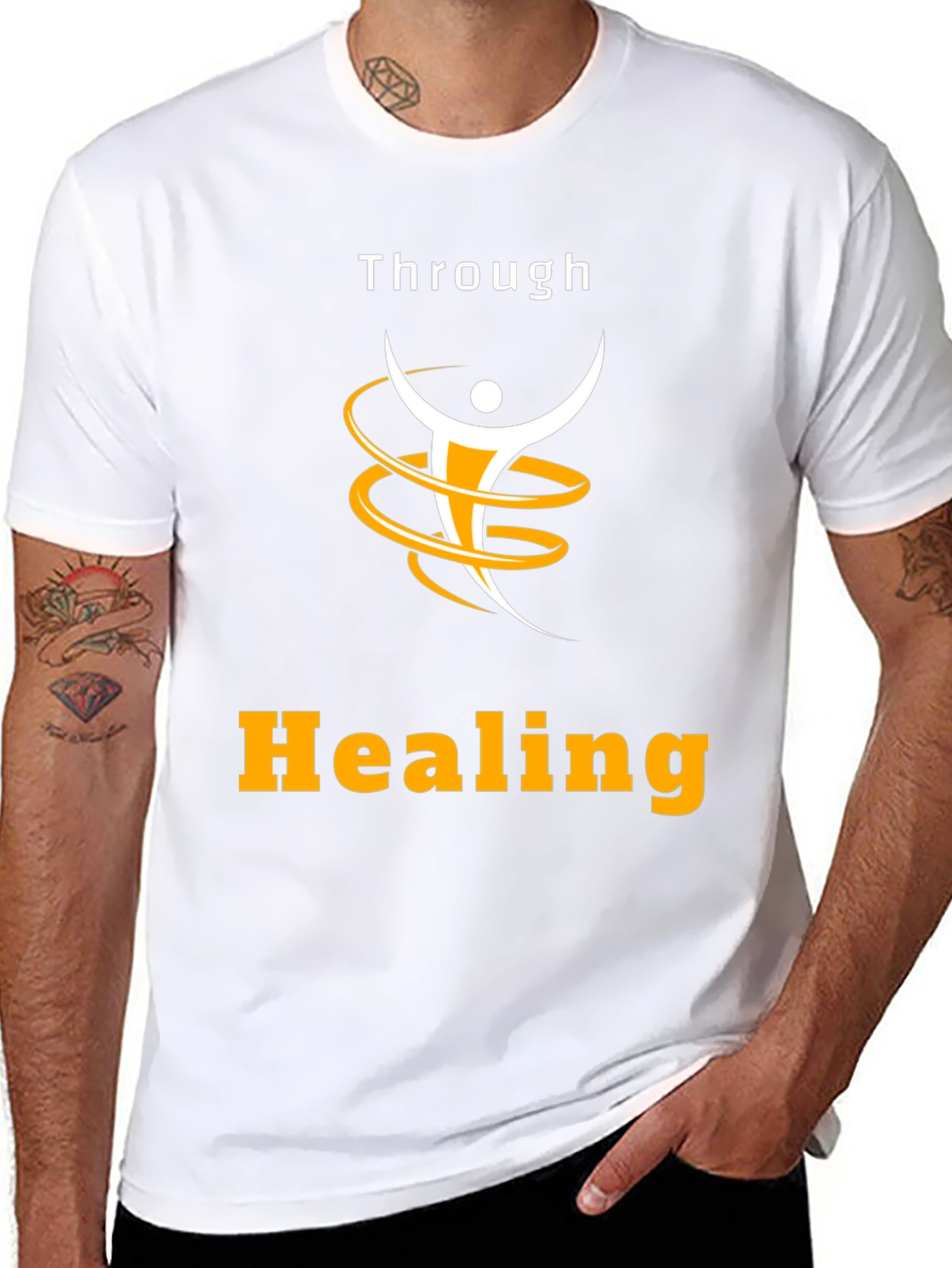 Through Healing Graphic Tee - Black