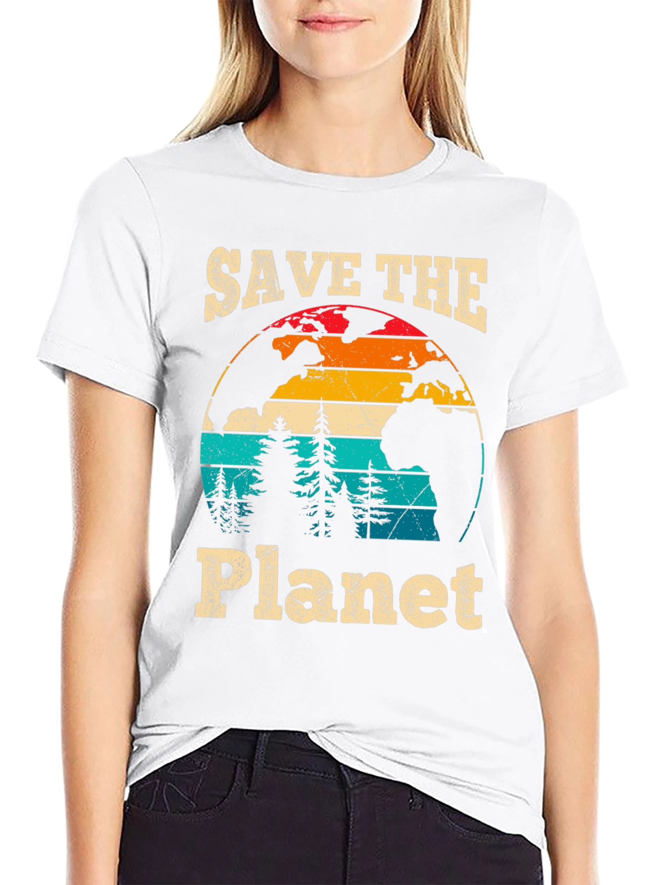 Retro Save the Planet Graphic Tee