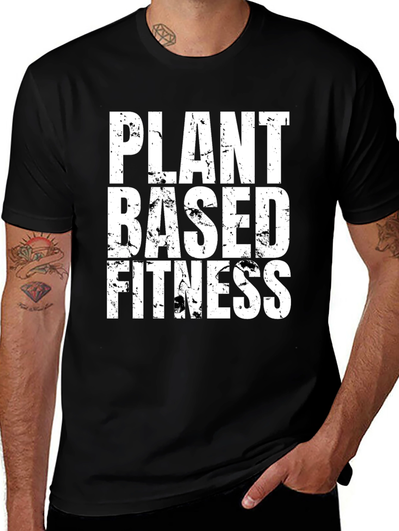 Plant Based Fitness T-Shirt - Vegan Workout Tee