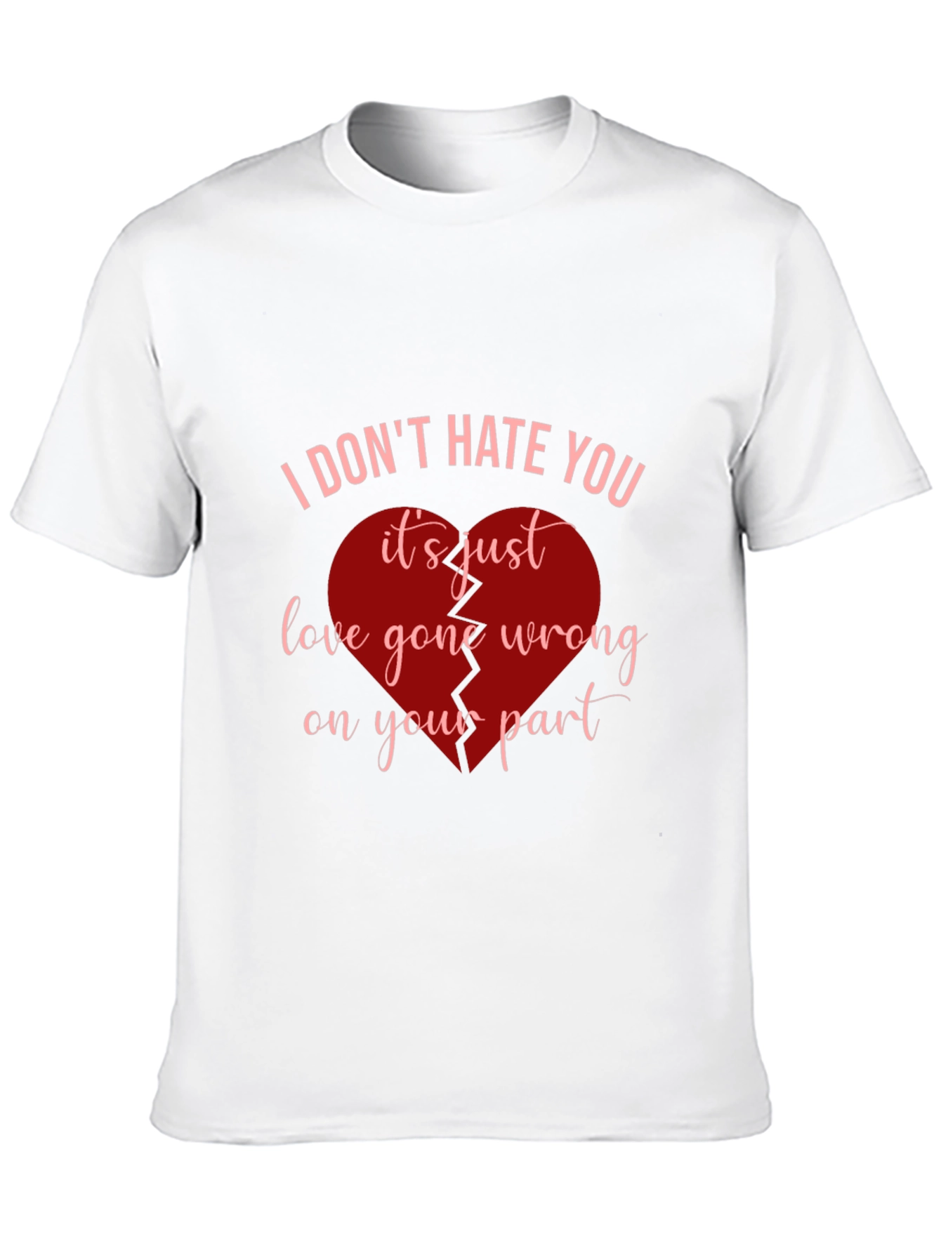 Broken Heart Graphic Tee - Love Gone Wrong T-Shirt