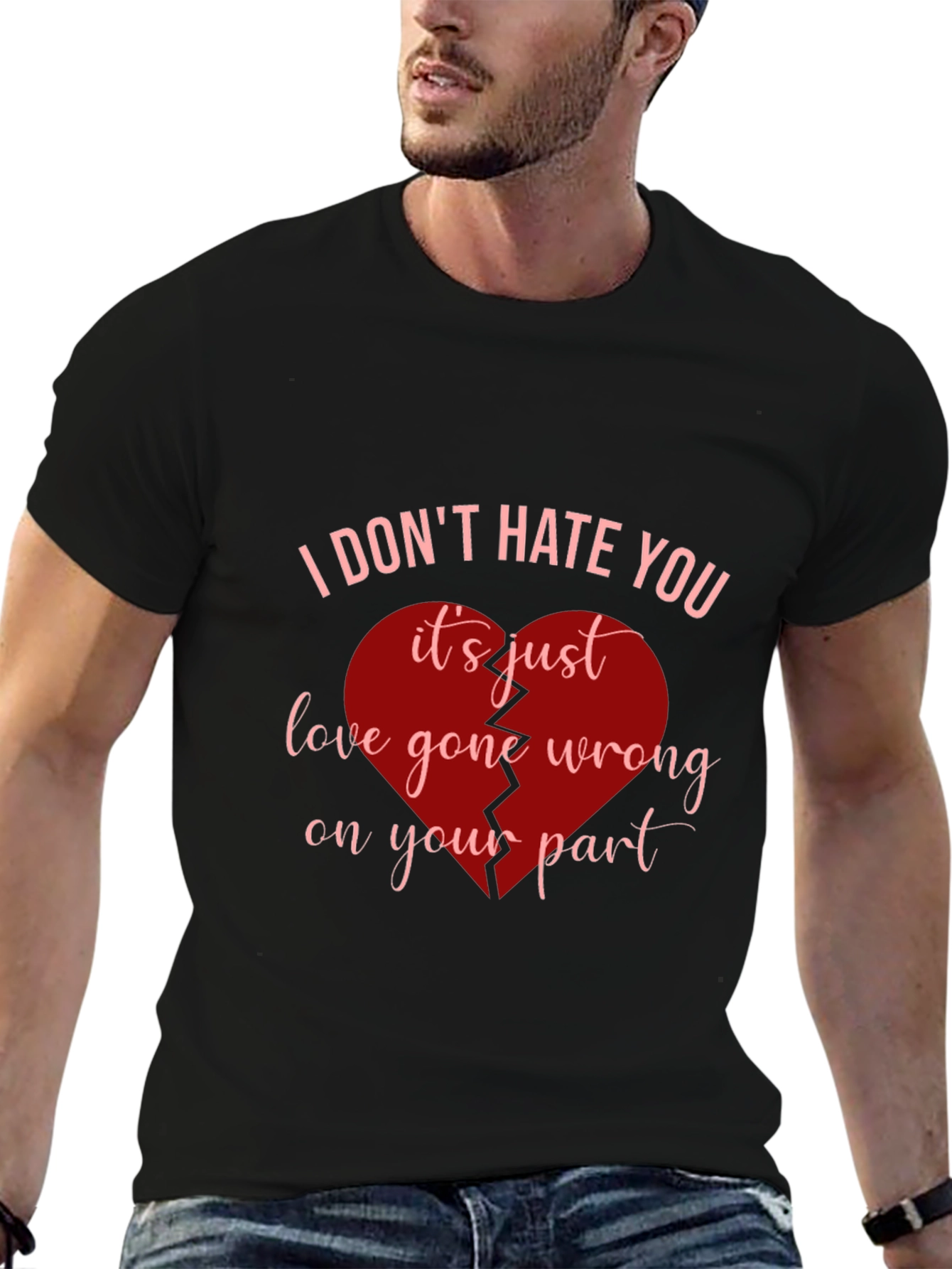 Broken Heart Graphic Tee - Love Gone Wrong T-Shirt