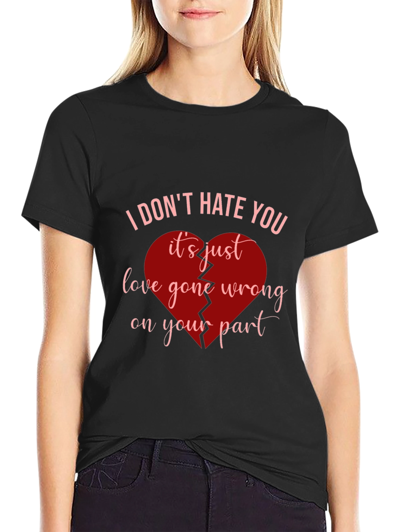 Broken Heart Graphic Tee - Love Gone Wrong T-Shirt