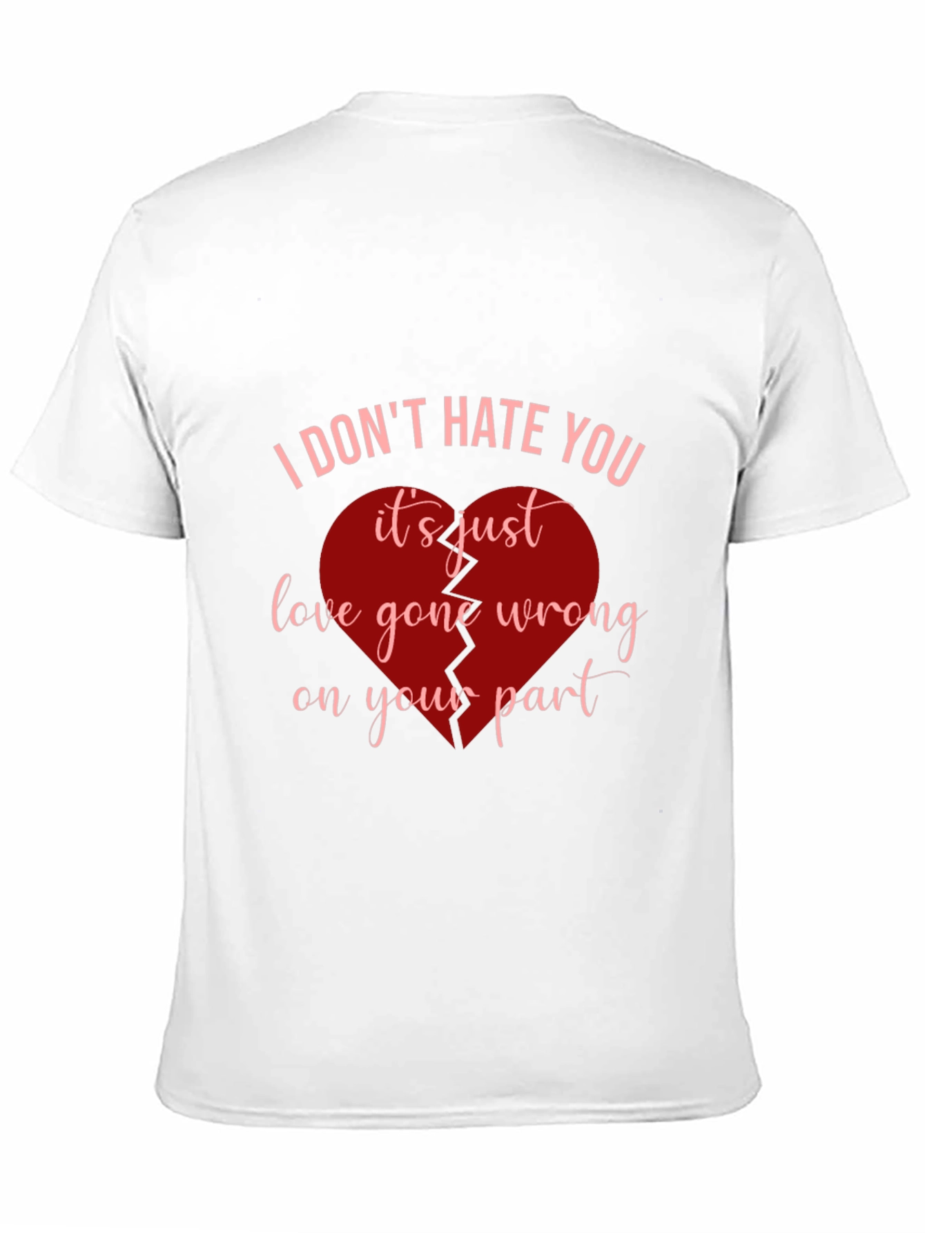 Broken Heart Graphic Tee - Love Gone Wrong T-Shirt