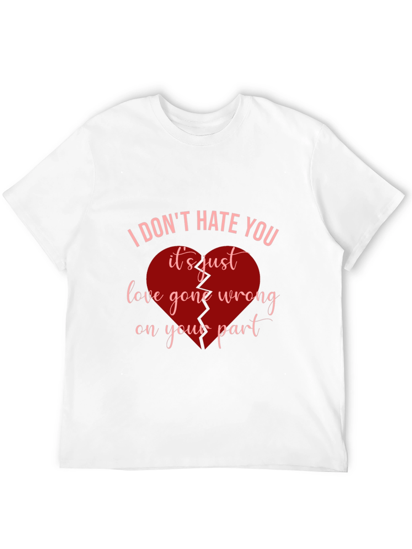 Broken Heart Graphic Tee - Love Gone Wrong T-Shirt