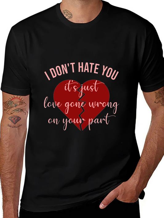 Broken Heart Graphic Tee - Love Gone Wrong T-Shirt