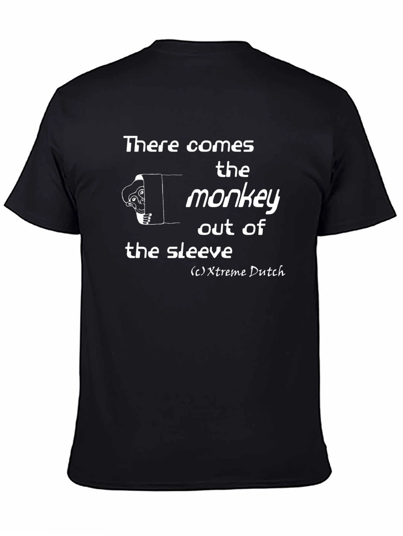 Monkey Out of the Sleeve Graphic T-Shirt
