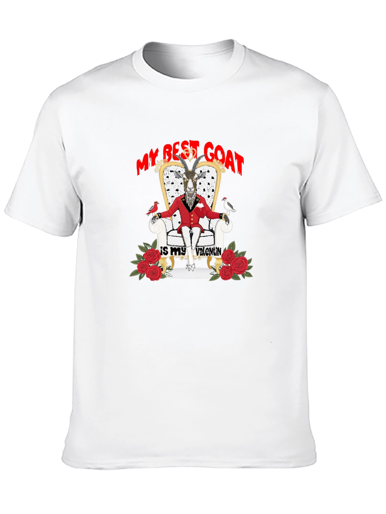 My Best Goat is My Valentine Graphic T-Shirt