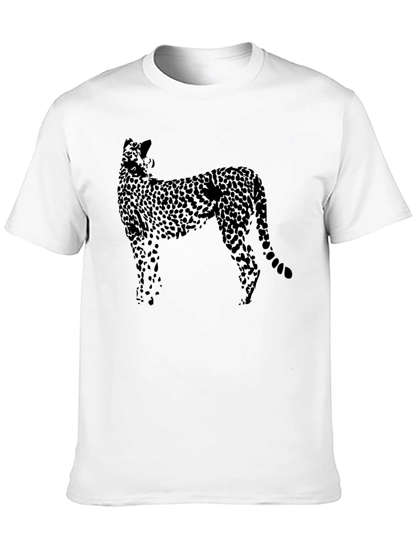 Black Cheetah Print T-Shirt