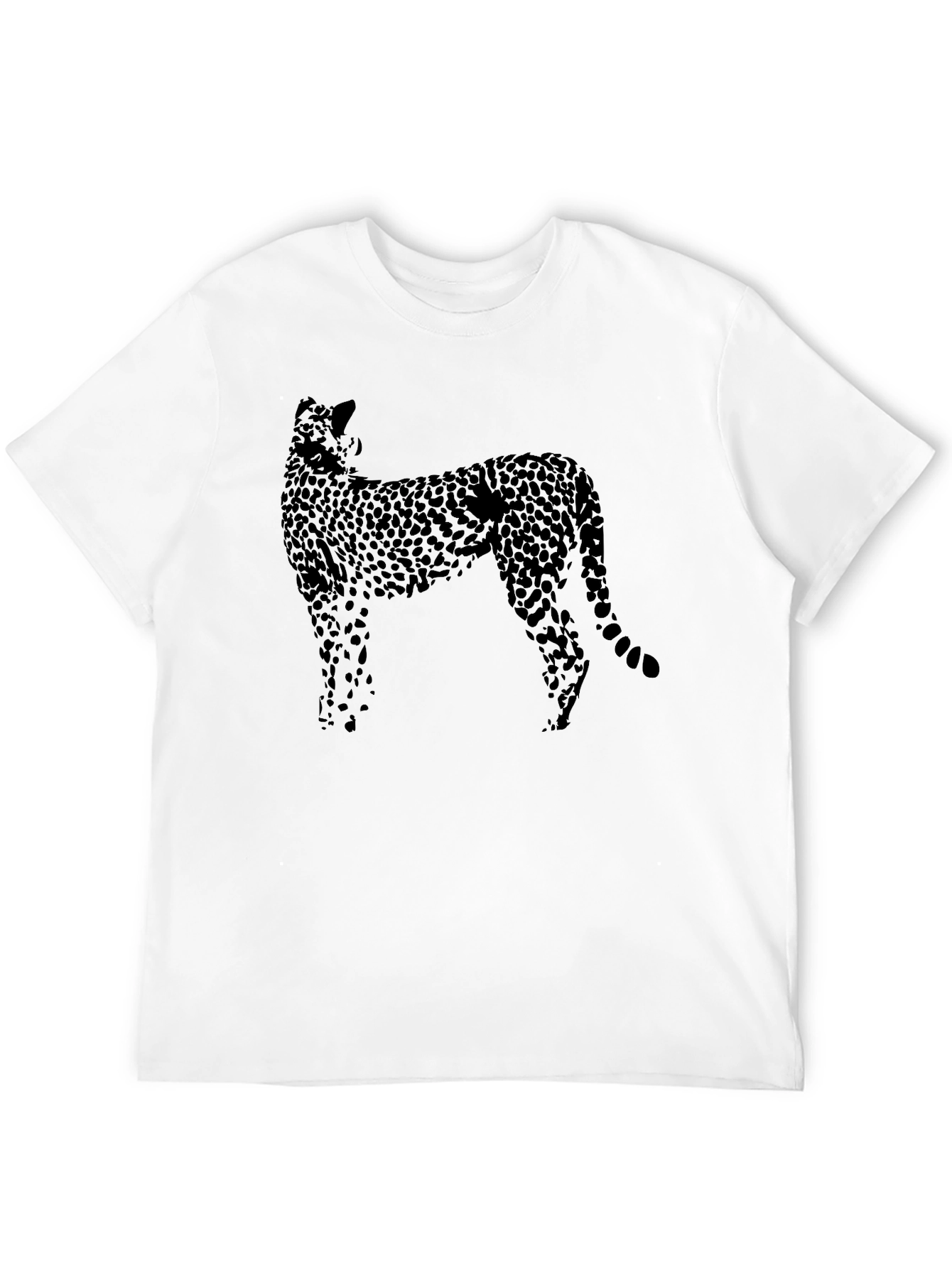 Black Cheetah Print T-Shirt