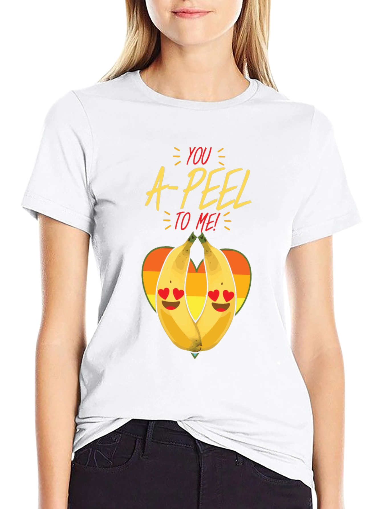 You A-Peel To Me Black Graphic Tee