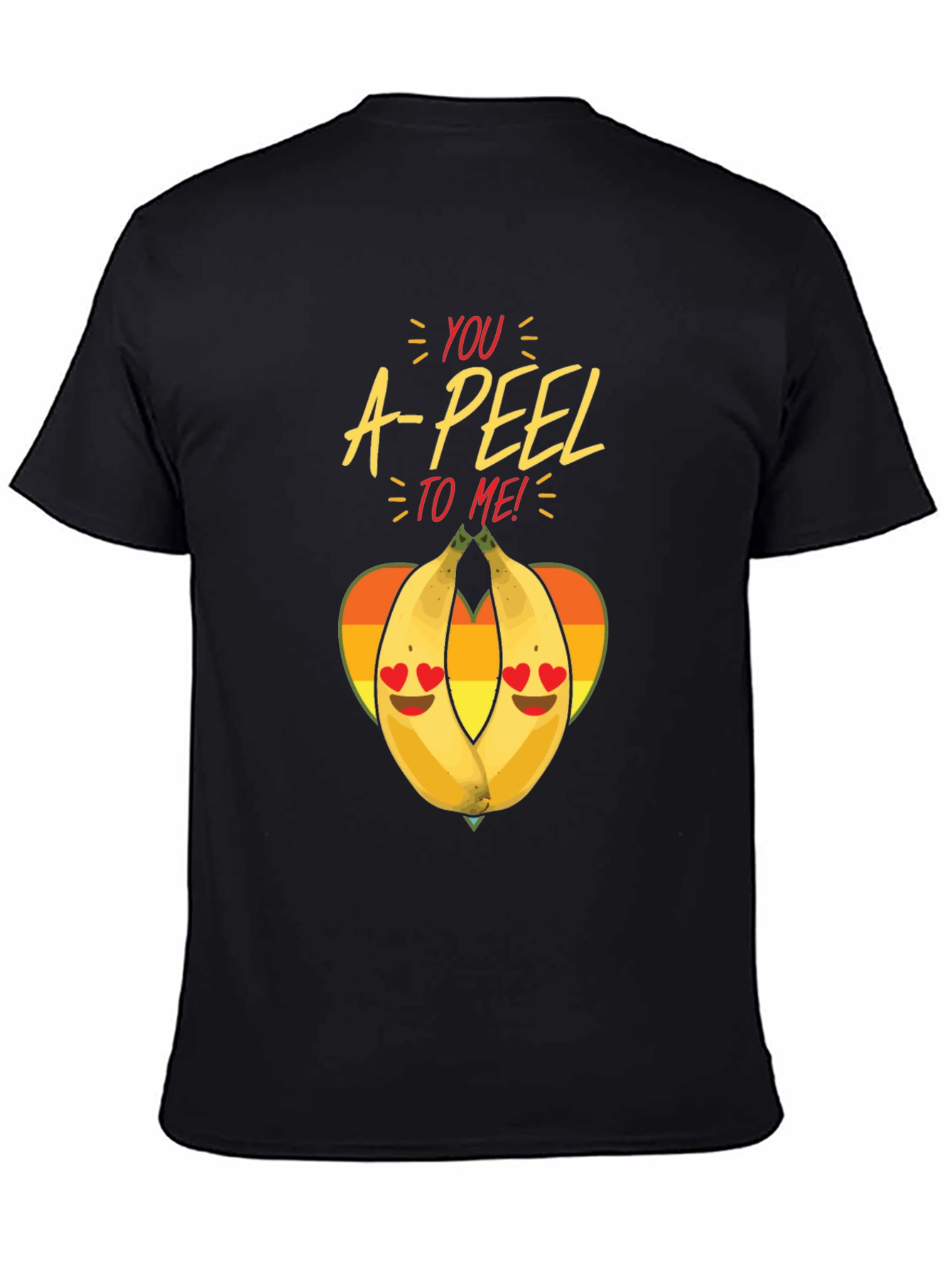 You A-Peel To Me Black Graphic Tee