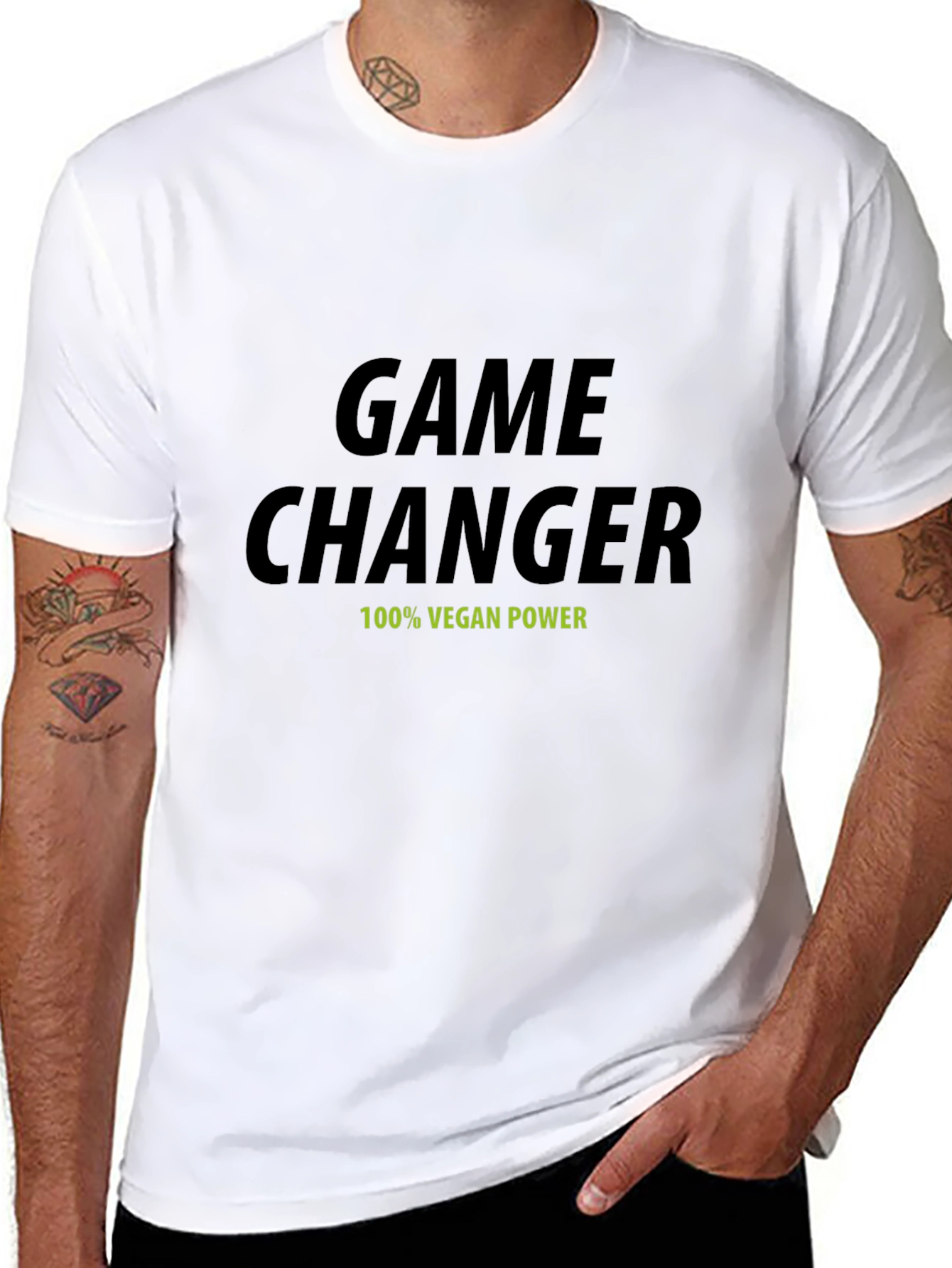 Vegan Game Changer T-Shirt - 100% Vegan Power