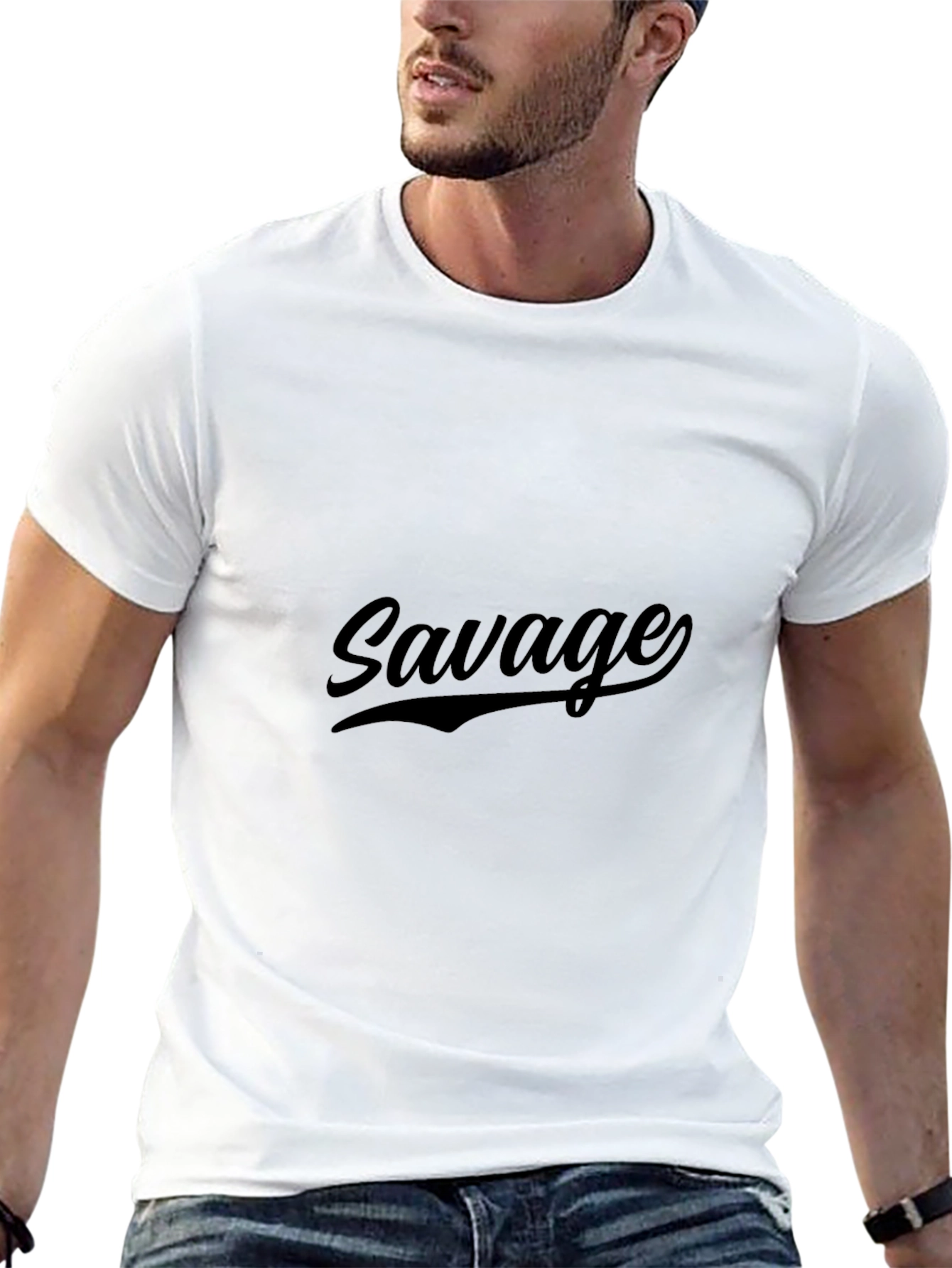 Savage Black T-Shirt - Trendy and Comfortable