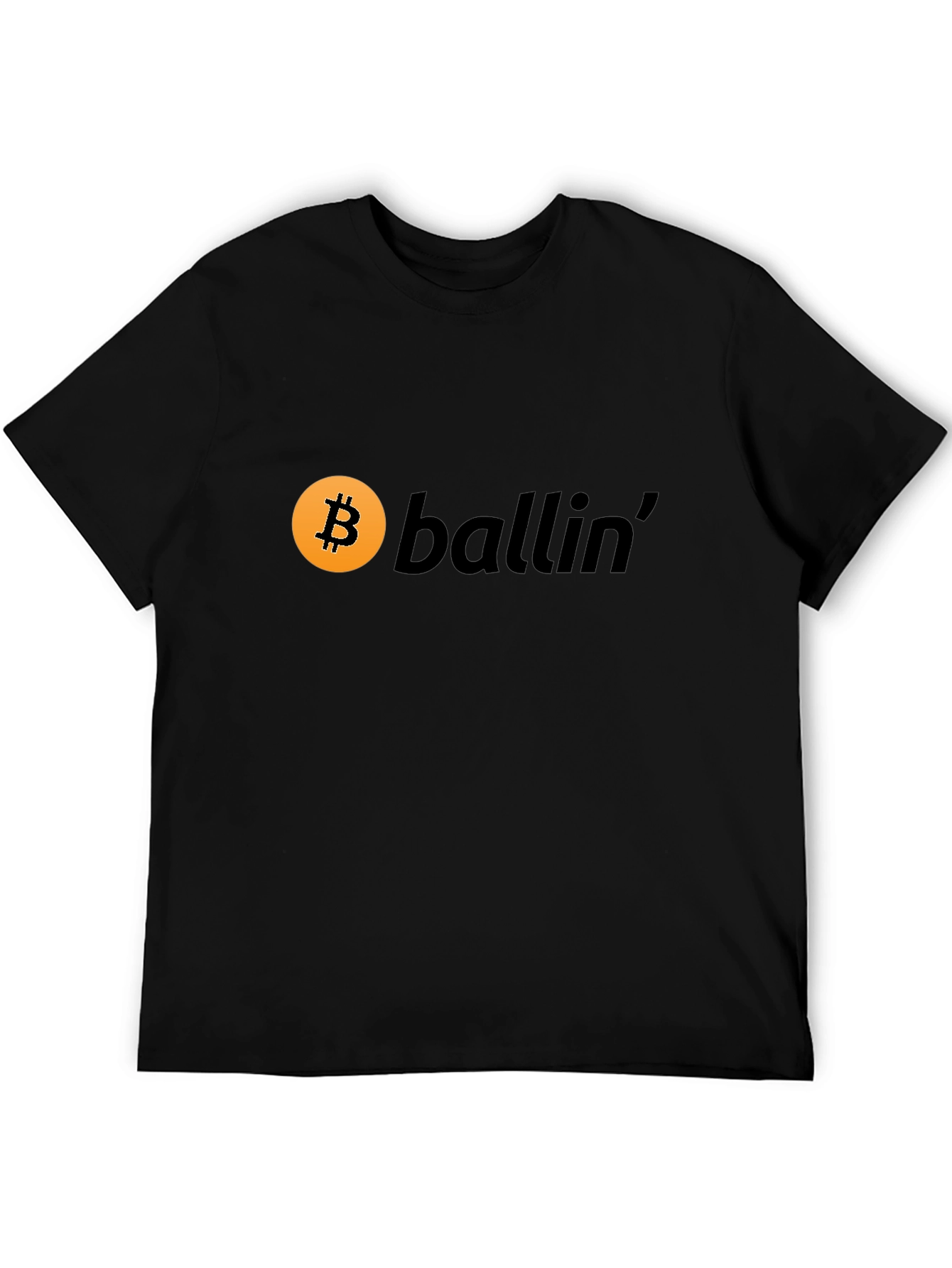 Bitcoin Ballin Graphic Tee - Crypto Enthusiast Shirt