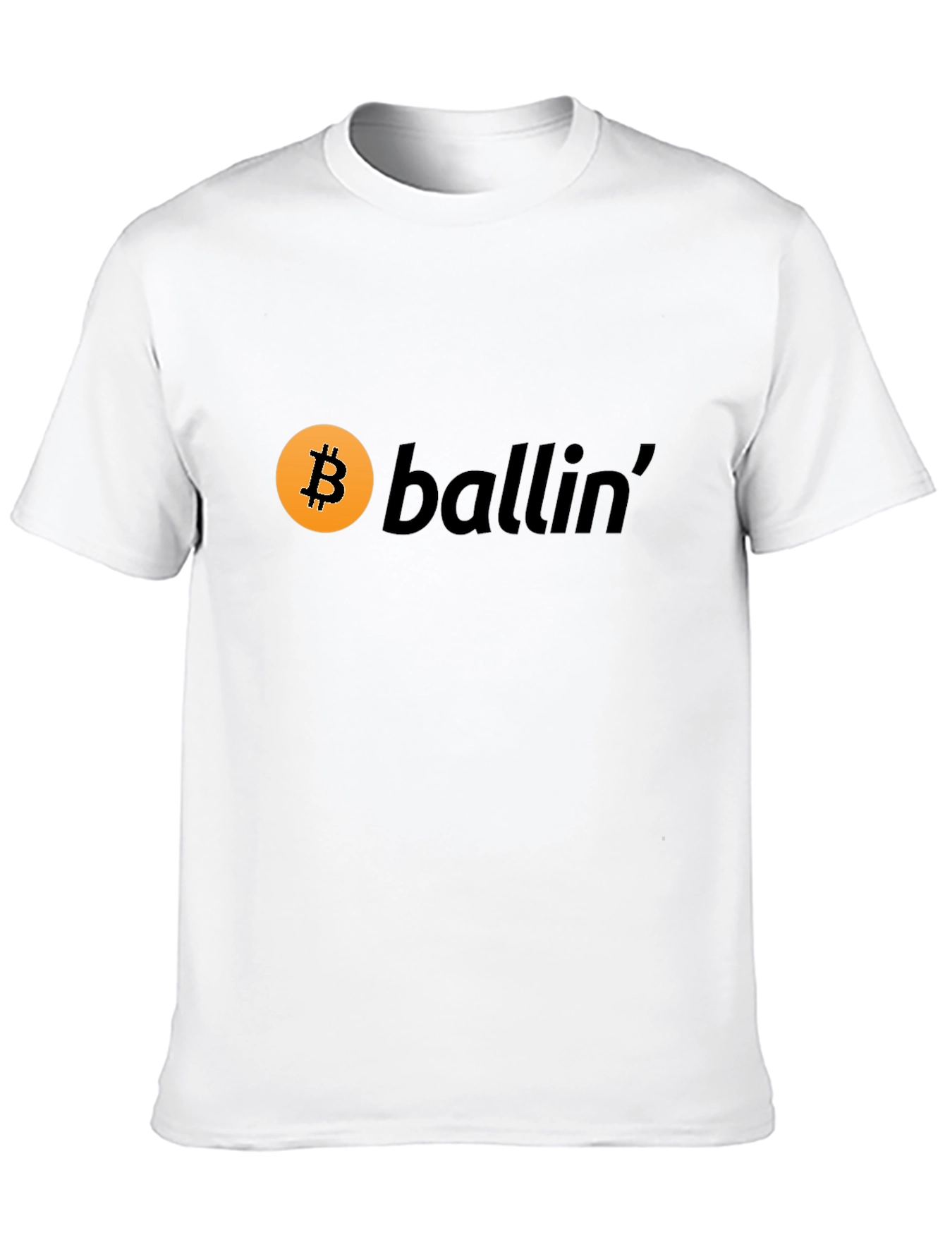 Bitcoin Ballin Graphic Tee - Crypto Enthusiast Shirt