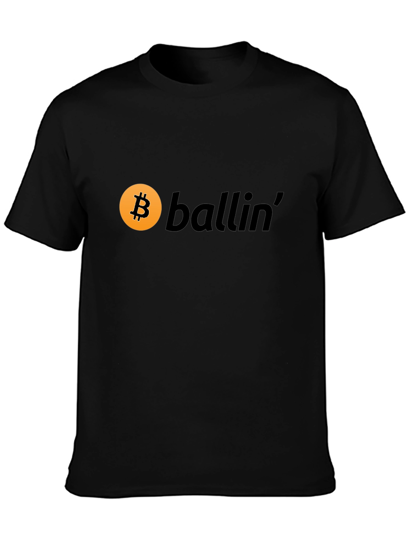 Bitcoin Ballin Graphic Tee - Crypto Enthusiast Shirt