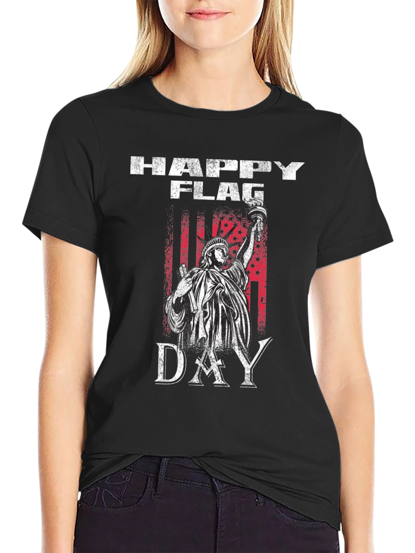 Happy Flag Day T-Shirt - Patriotic USA Design