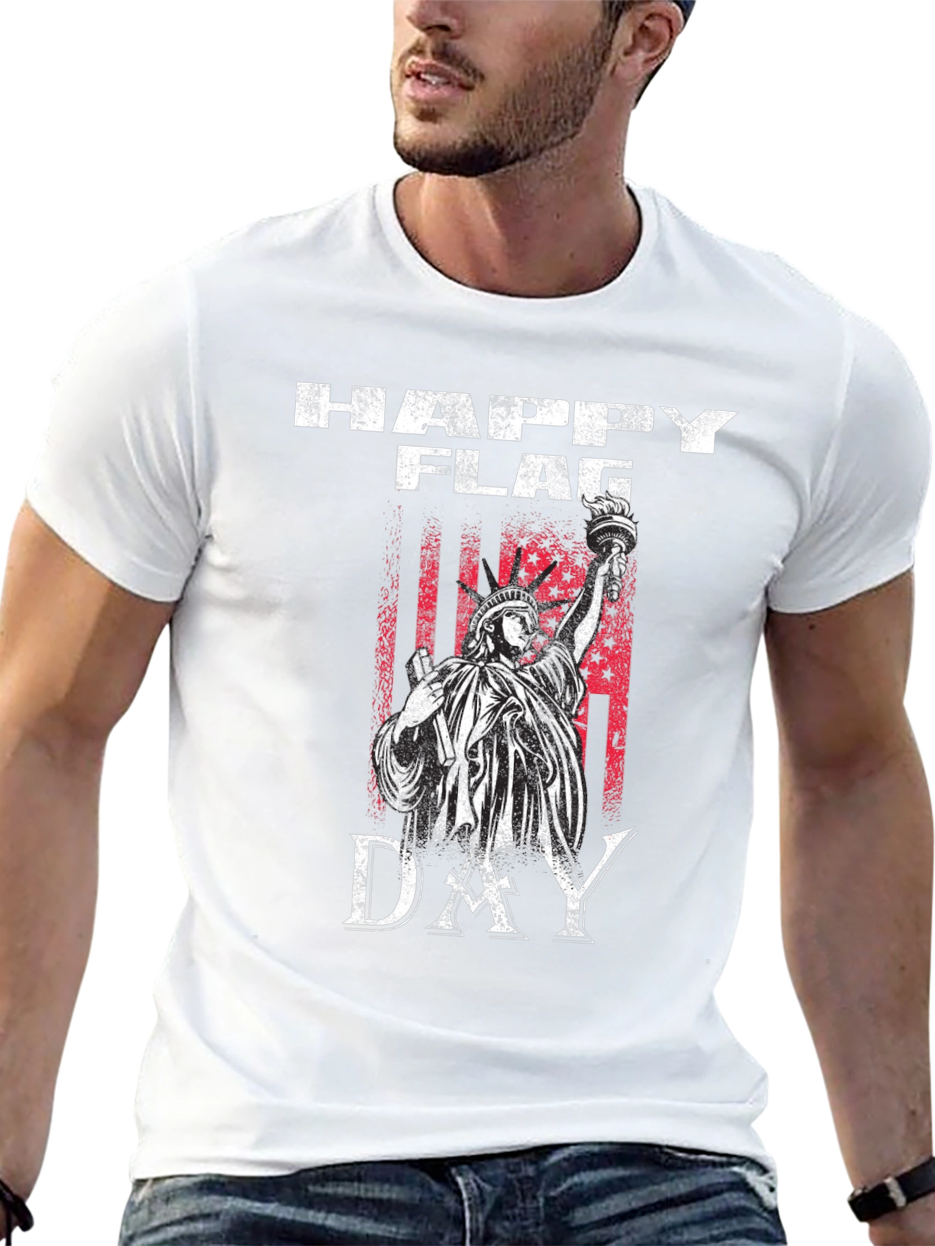 Happy Flag Day T-Shirt - Patriotic USA Design