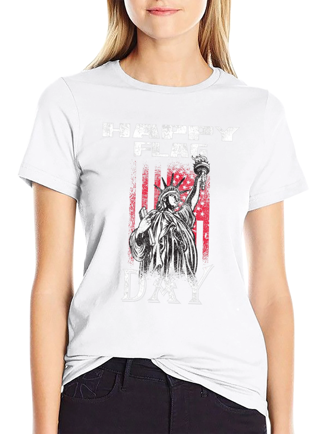 Happy Flag Day T-Shirt - Patriotic USA Design