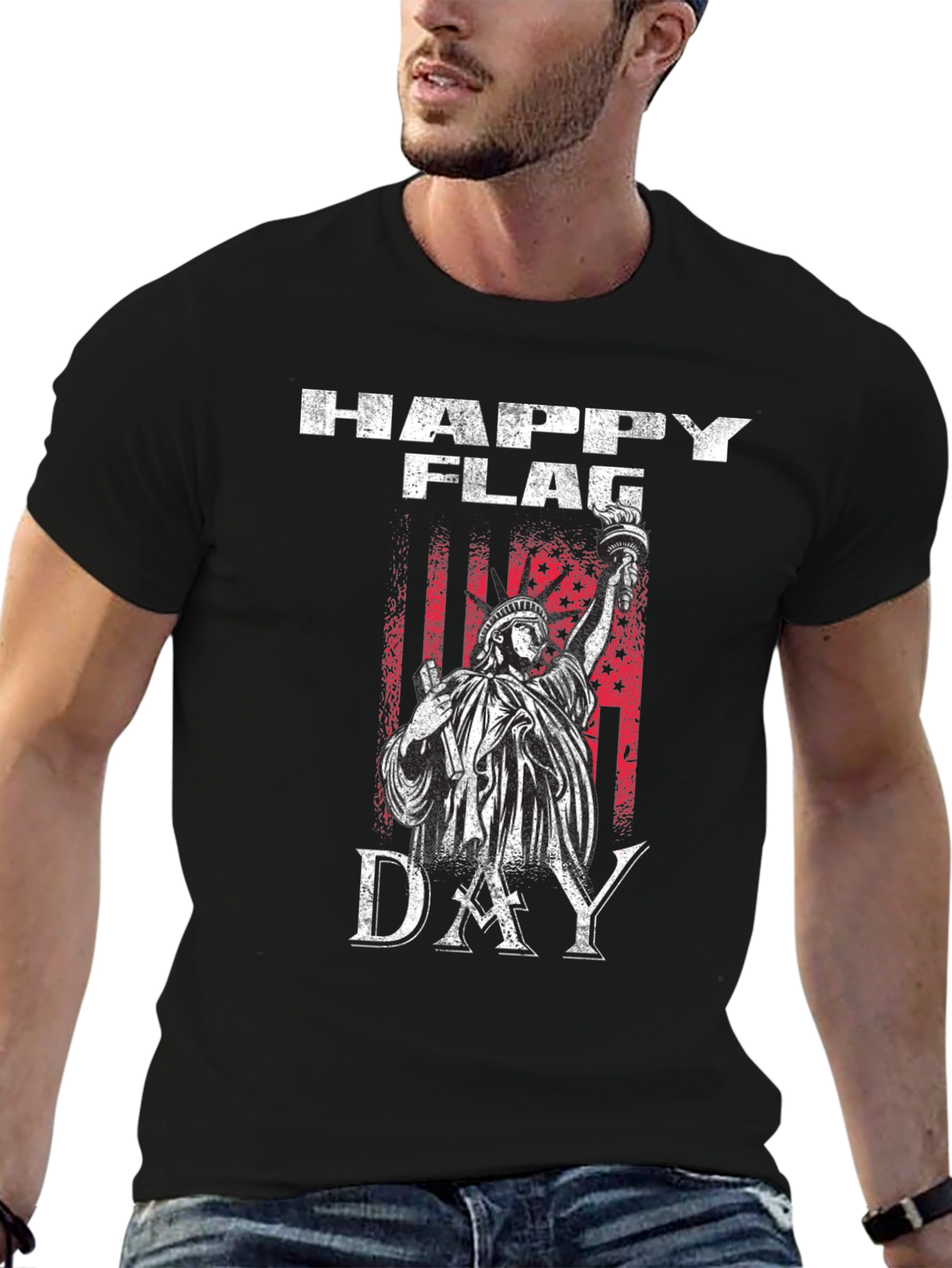 Happy Flag Day T-Shirt - Patriotic USA Design