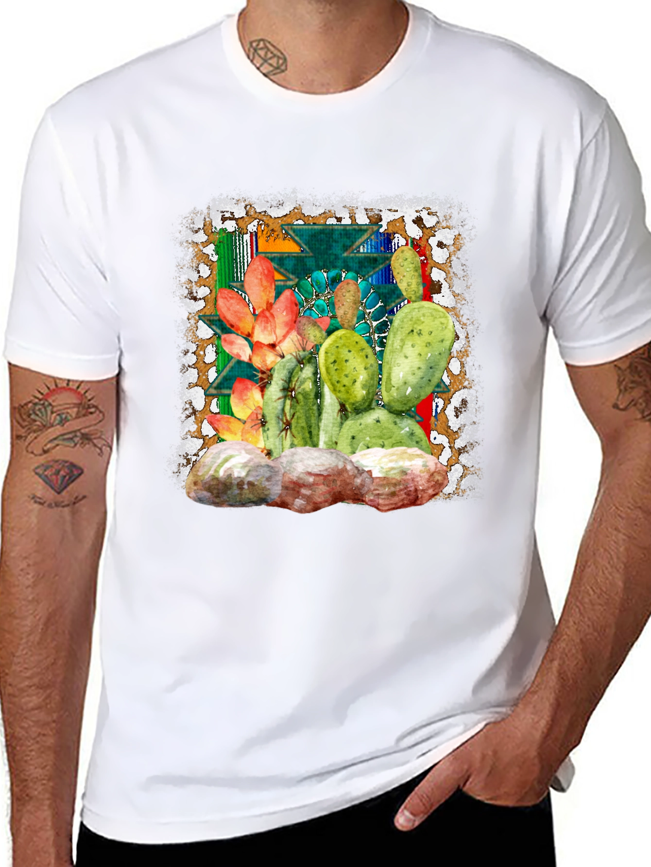 Cactus Graphic Tee - Desert Style T-Shirt