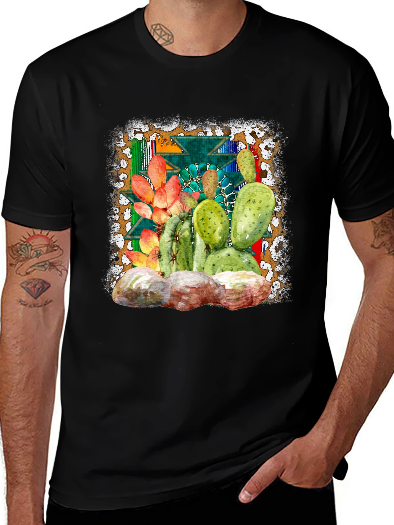 Cactus Graphic Tee - Desert Style T-Shirt