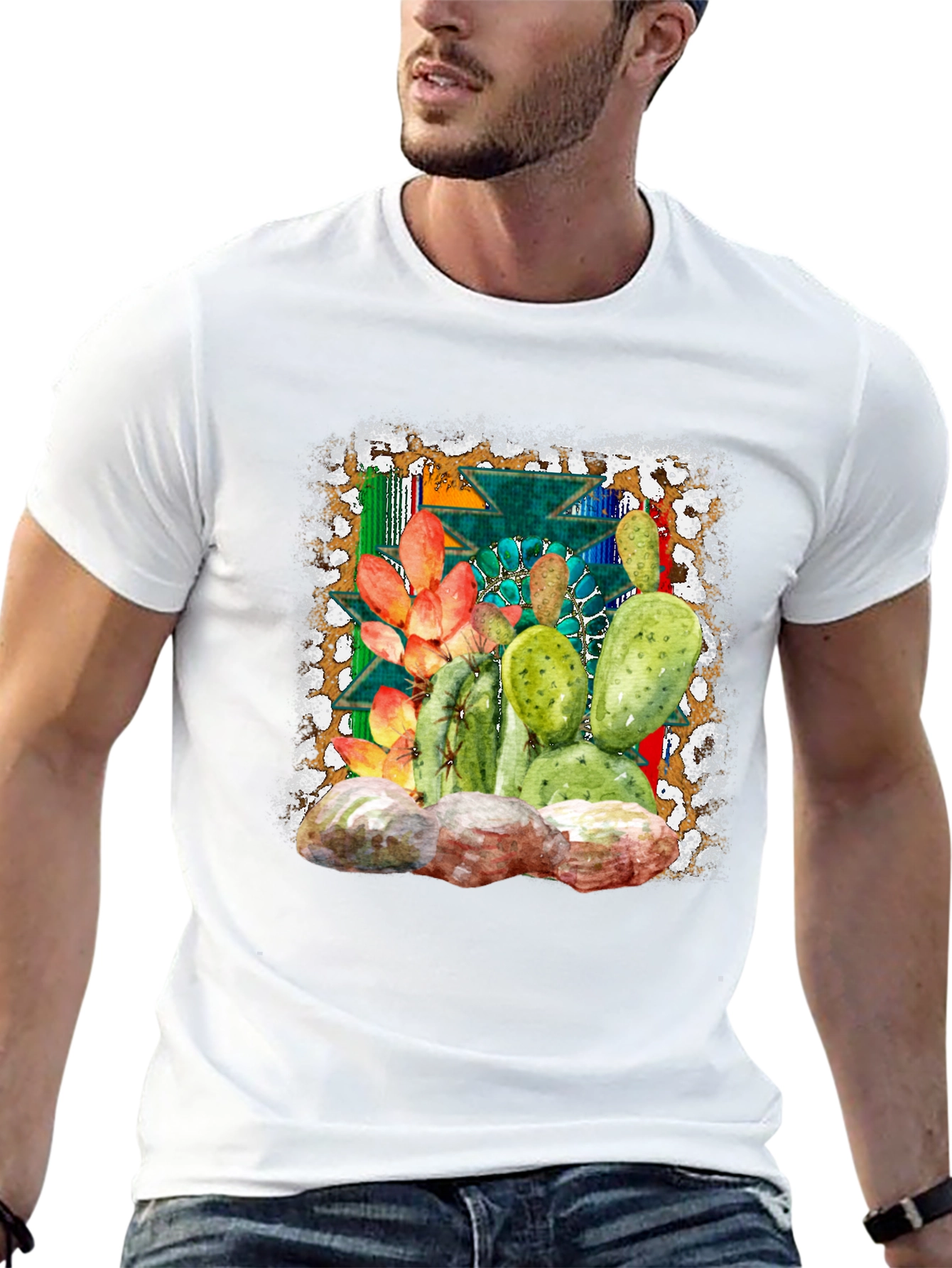 Cactus Graphic Tee - Desert Style T-Shirt