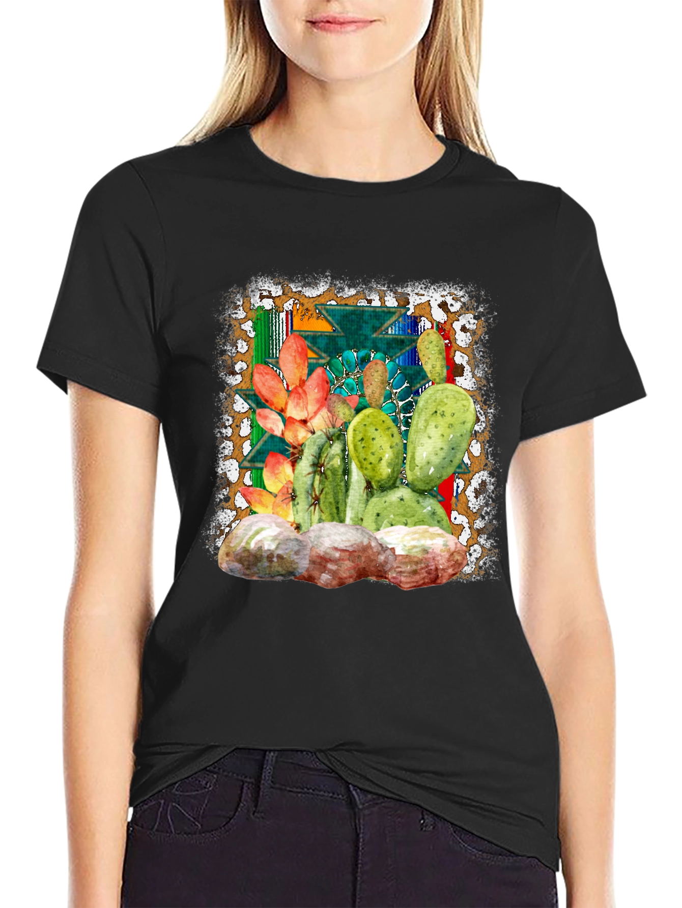 Cactus Graphic Tee - Desert Style T-Shirt