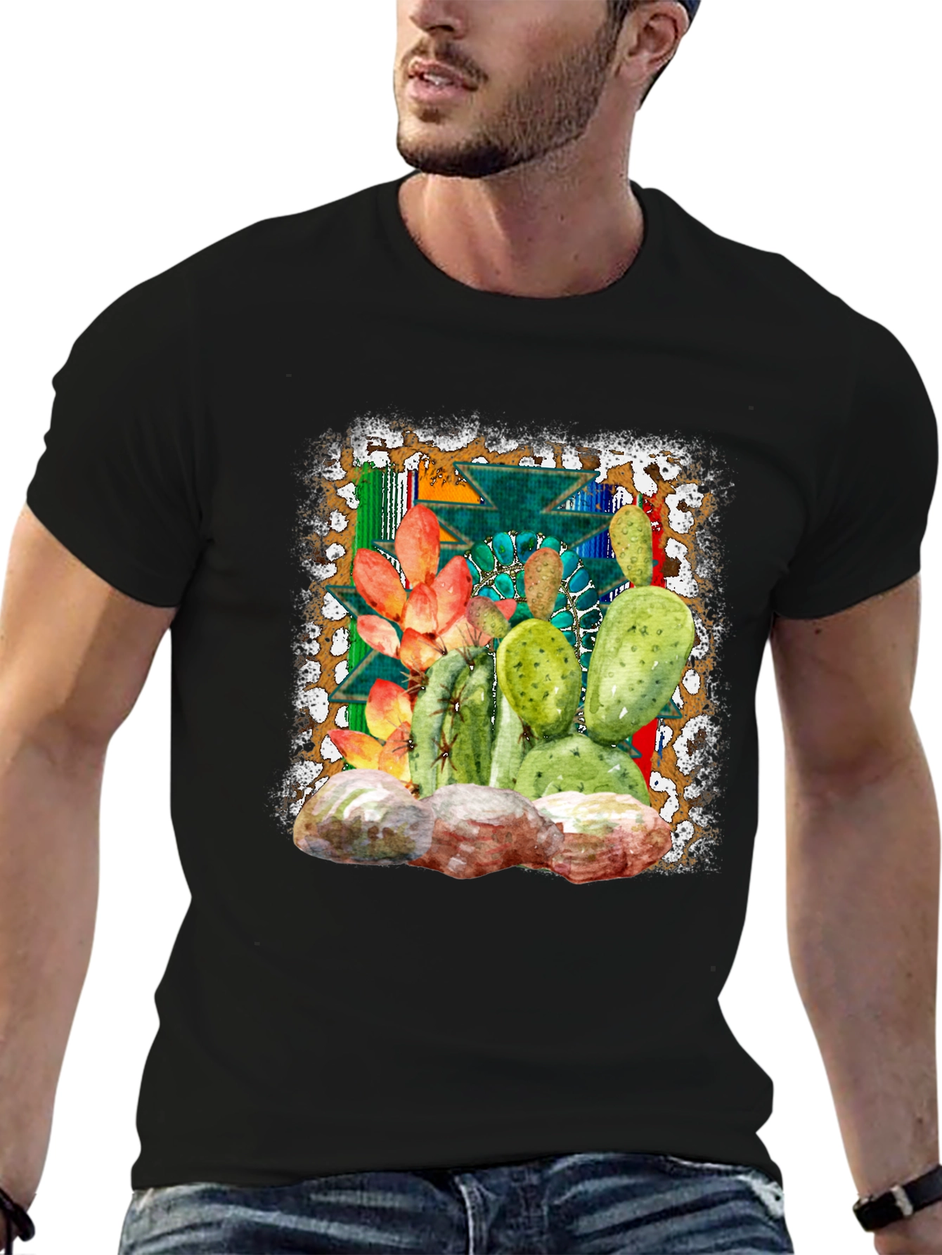 Cactus Graphic Tee - Desert Style T-Shirt