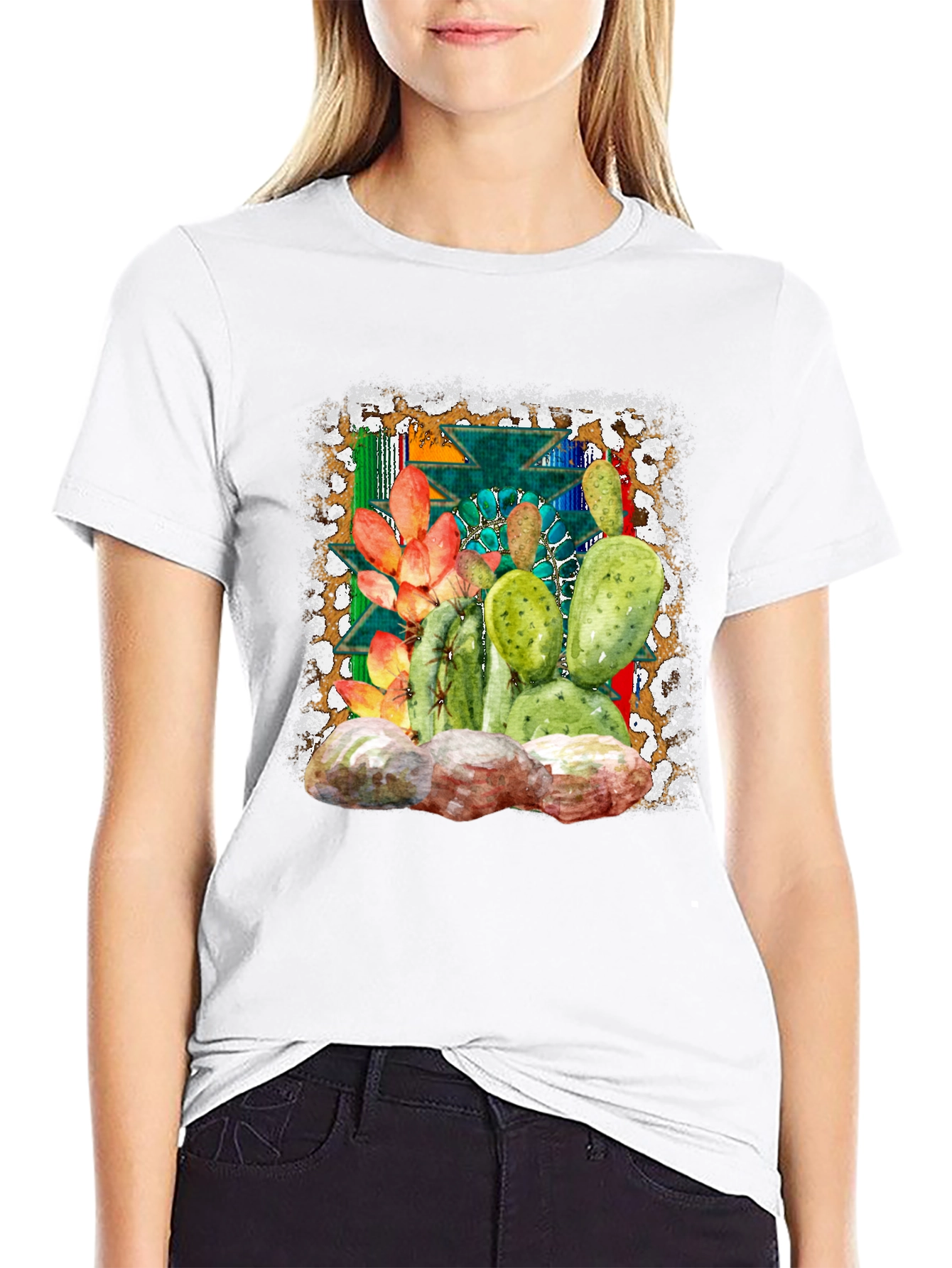 Cactus Graphic Tee - Desert Style T-Shirt