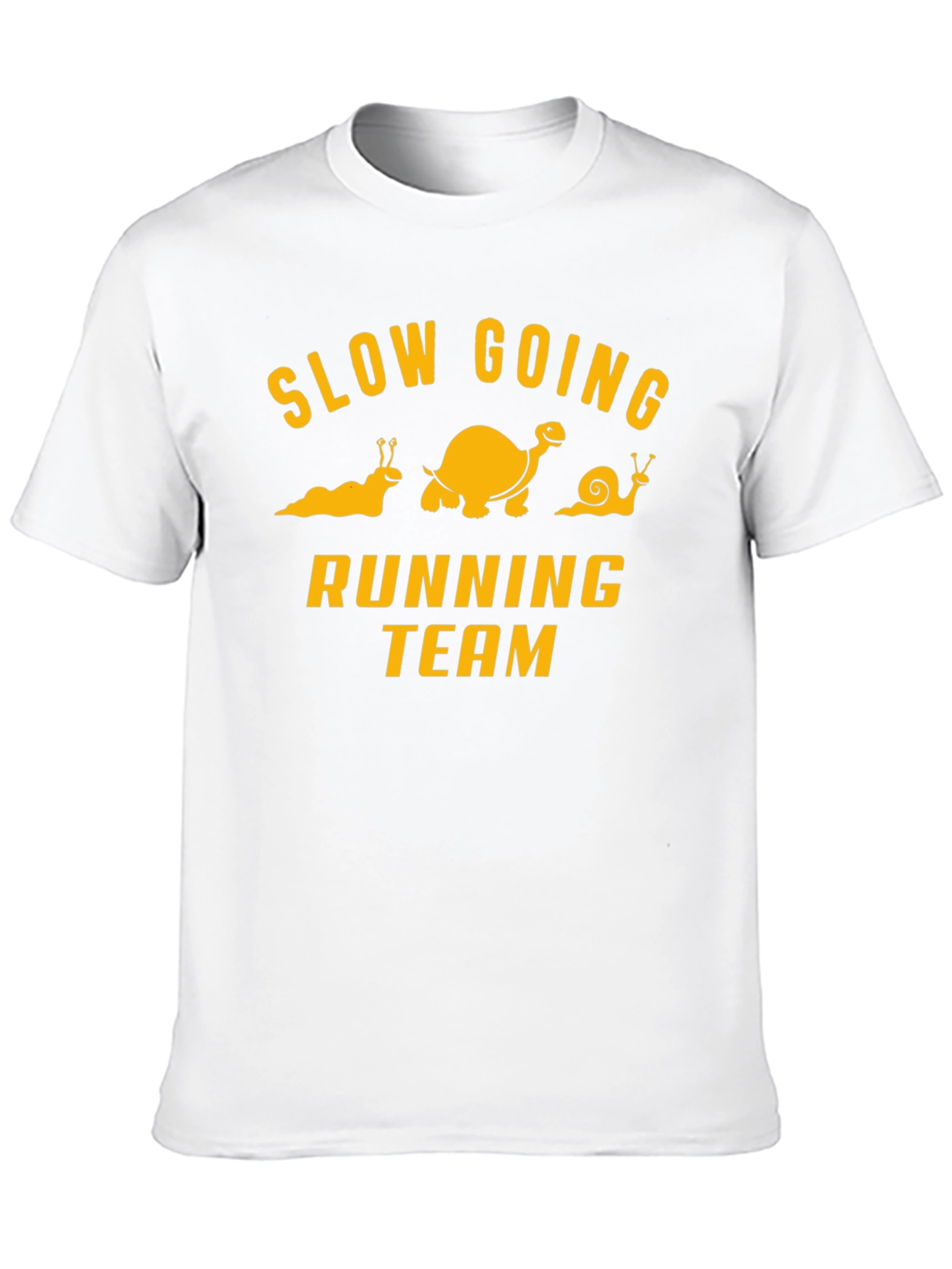 Slow Going Running Team Funny Graphic Tee