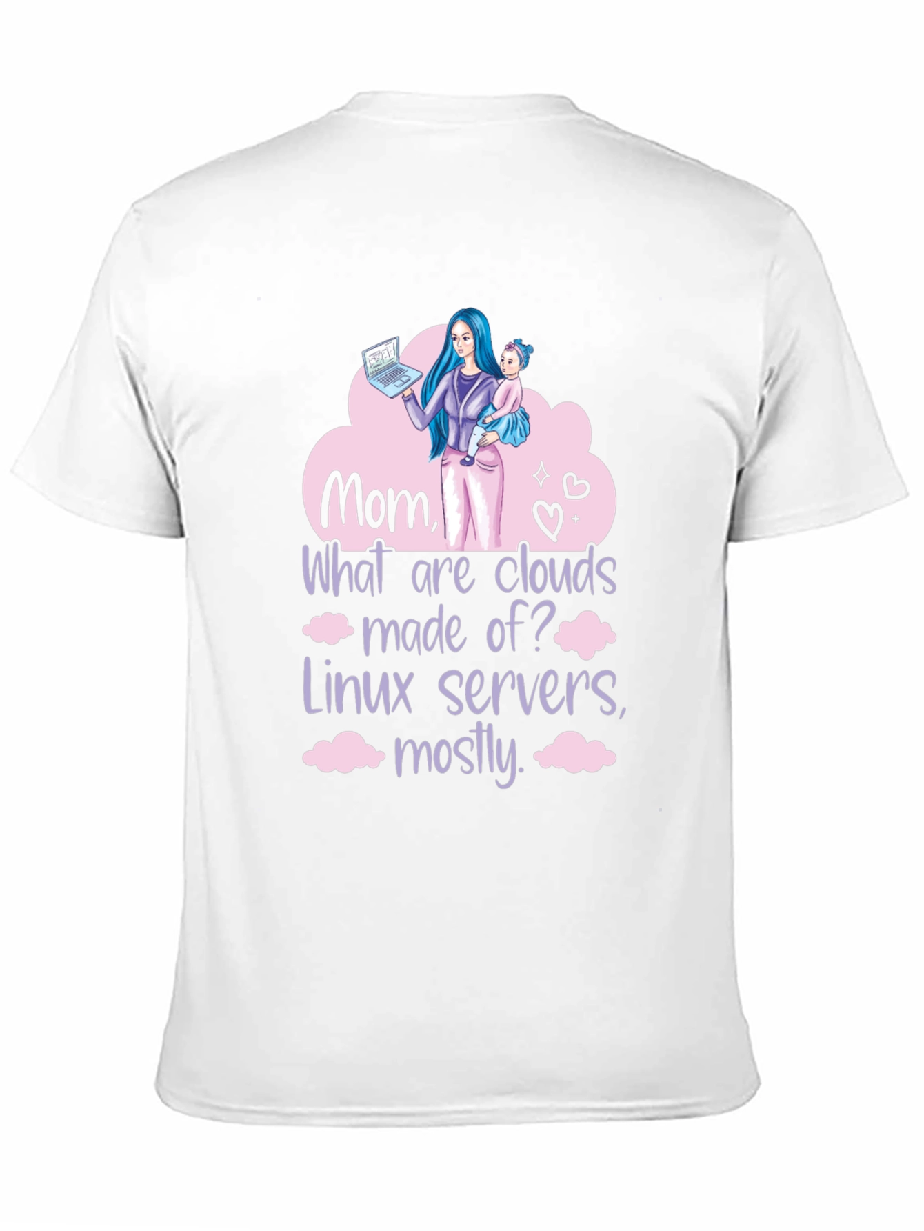 Mom Linux Cloud Server T-Shirt
