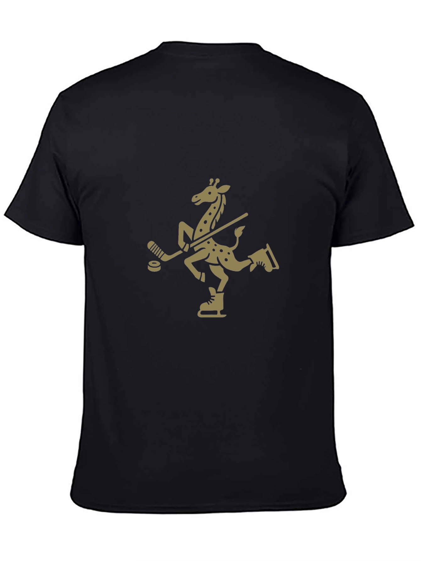 Giraffe Hockey Player T-Shirt - Unique Design!