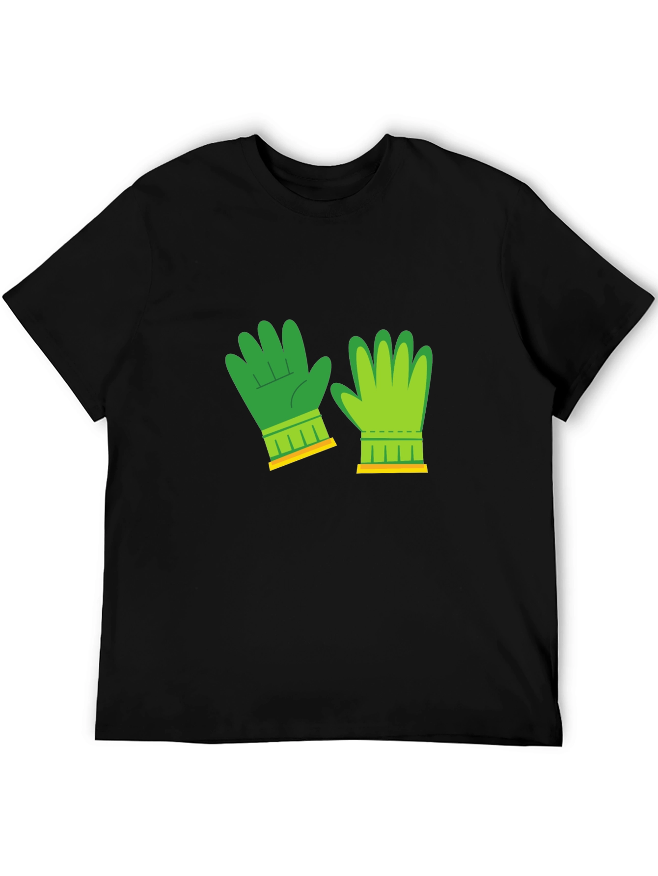 Novelty Green Gloves Graphic Tee