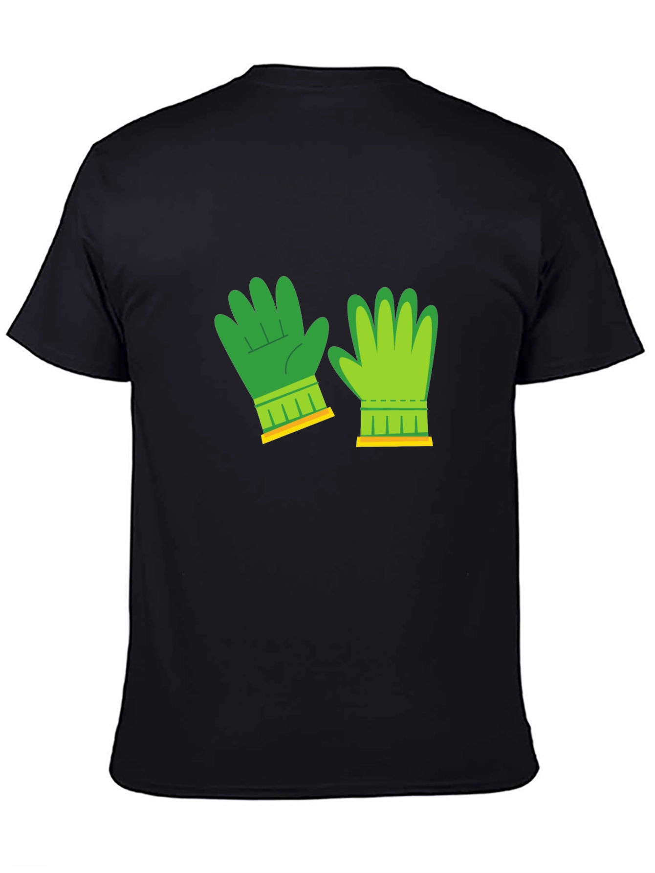 Novelty Green Gloves Graphic Tee