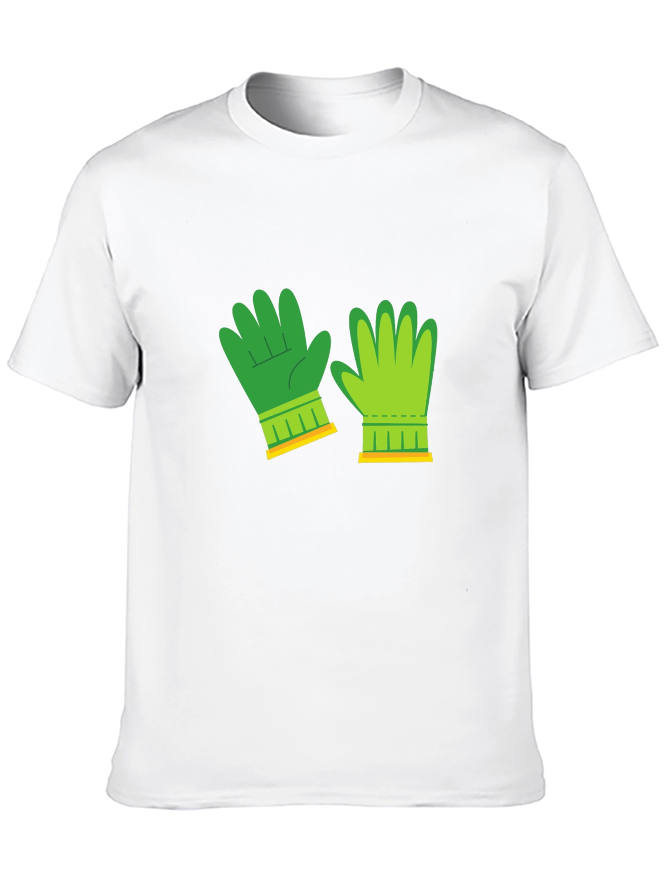 Novelty Green Gloves Graphic Tee
