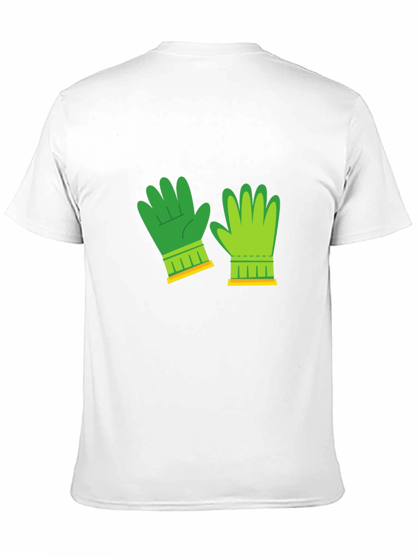 Novelty Green Gloves Graphic Tee