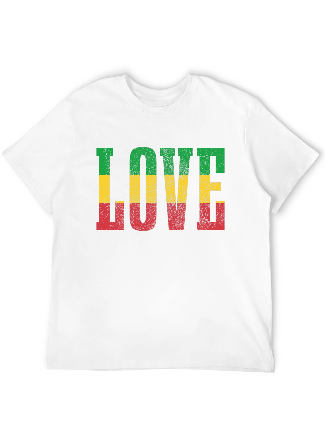 Rasta LOVE T-Shirt - Reggae Inspired Graphic Tee